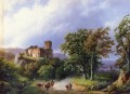 Dutch 1803 to 1862 The Ruined Castle Dutch landscape Barend Cornelis Koekkoek